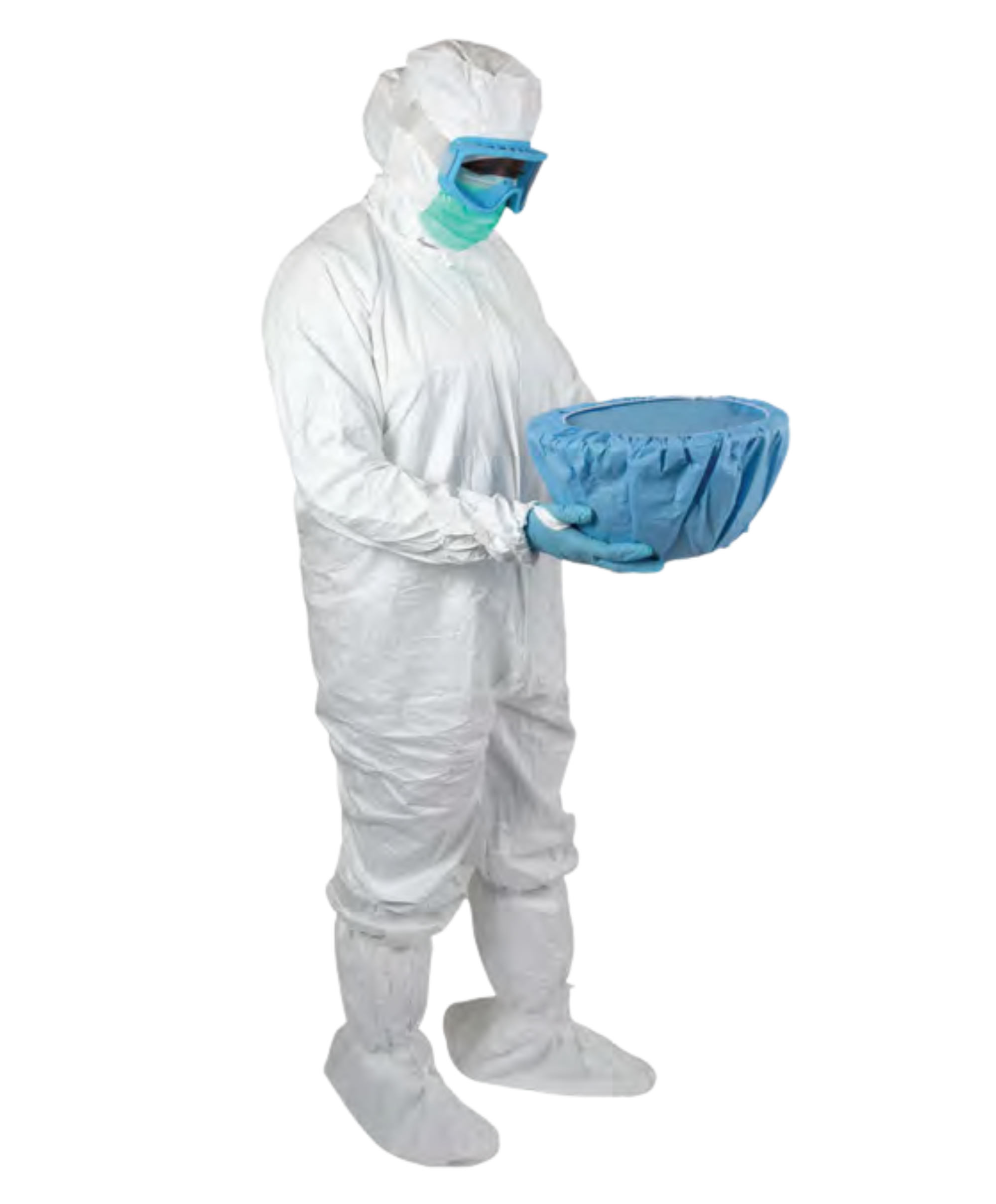 Super Duty 88  GSM SMS Autoclavable Bowl Cover, With Steam Indicator