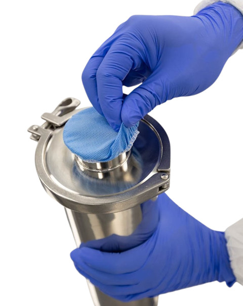 Blue Heavy Duty Autoclavable SMS Muff Cover